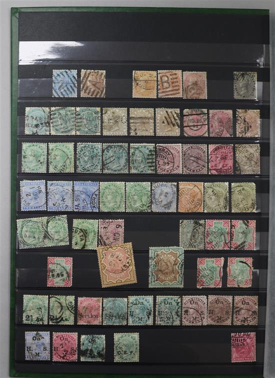 A box of world stamps